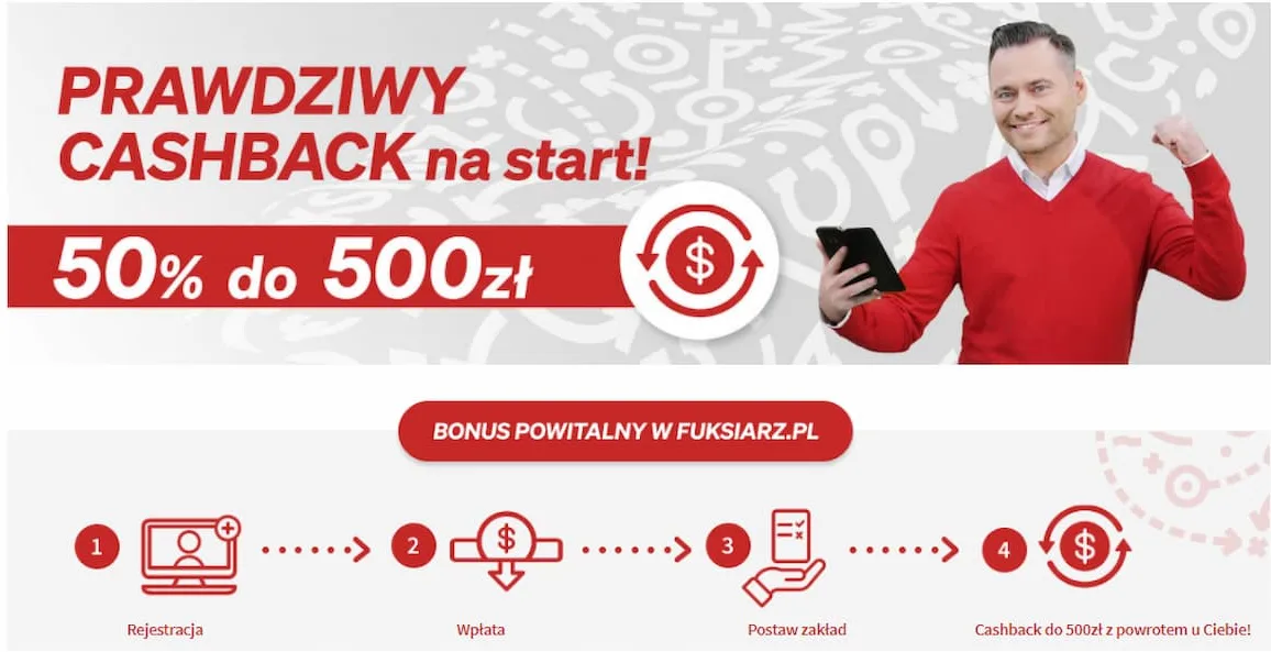 Fuksiarz bonus powitalny 2026
